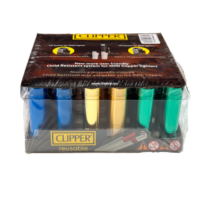 ЗАПАЛКА CLIPPER FCP 22 ЦВЕТЕН МИКС МЕТАЛЕН КАЛЪФ 30БР.