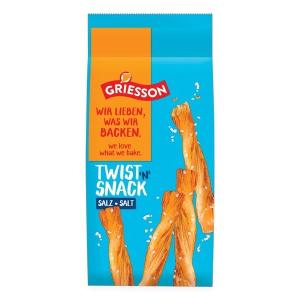 Griesson Twist 'N' Snack Солени Пръчици със Сол 125 г