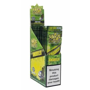 Juicy Jay's Конопени блотове Hemp Wraps Amarillo 25 бр дисплей