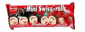 Kavis Мини рула Mini Swiss-Rolls с ягодов пълнеж 175 г