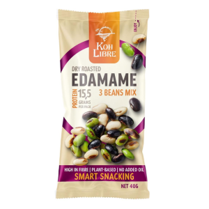 Koh Libre Печено Едамаме Микс от 3 Вида Зърна 3 Beans Mix 40 г