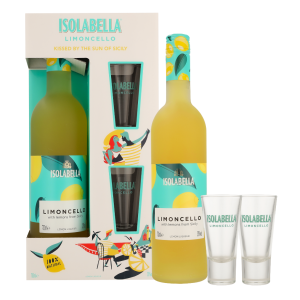 Isolabella (Изолабела) Лимончело 30% 0.7 л кутия с 2 чаши