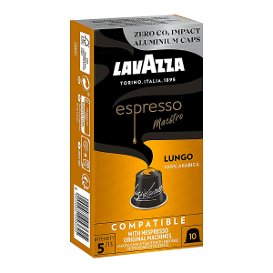 Lavazza Кафе капсули Espresso Maestro Lungo Nespresso съвместими 10 бр