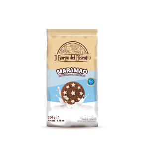 БИСКВИТИ С КАКАО И ЛЕШНИЦИ MARAMAO 300 ГР