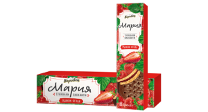 Боровец Тунквани бисквити Мария с ягода 200 г