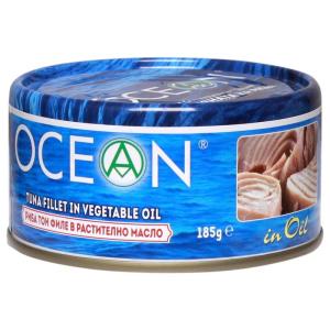 Ocean Риба Тон Филе в Растително Масло 185 г