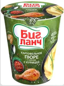 Картофено пюре със сос и пилешко БИГ ЛАНЧ 50гр.