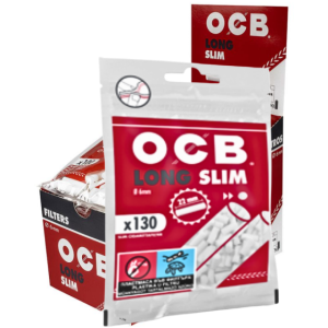 OCB Филтри за цигари Long Slim 6/22 мм 30 х 130 бр.