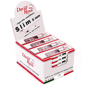 David Ross Мини филтри за цигари Slim 5 мм 24 пакета с по 10 бр