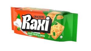 Raxi Хрупкави крекери със сметана и лук 72 г