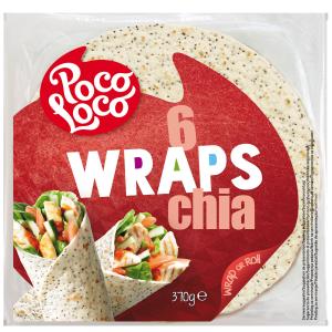 Poco Loco Тортили с Чиа 370 г (6 бр.)