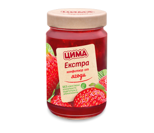 Cima (Цима) Екстра конфитюр от ягоди 360 г