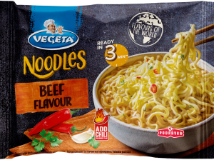 Vegeta Инстантни нудъли с вкус на телешко 4 бр x 75 г