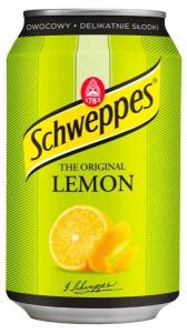 Schweppes Газирана напитка Лимон 0.33 л 24 бр стек