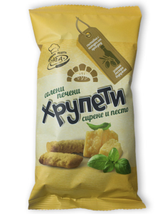 ХРУПЕТИ ПЕСТО И СИРЕНЕ 0,150 КГ.