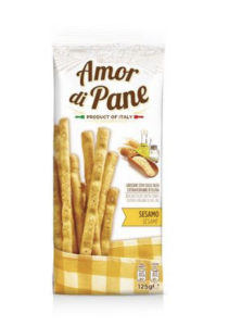 Amor di Pane Гризини със сусам Grissini Sesamo 125 г