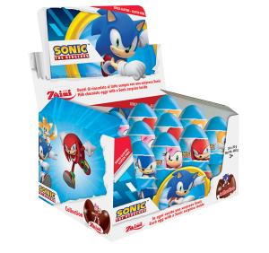 Zaini Шоколадови яйца Sonic с играчка 20 г 12 бр кутия