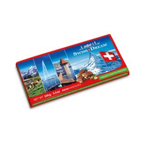 SwissDream Швейцарски млечен шоколад с лешници 100 г