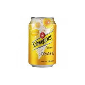 Schweppes (Швепс) Газирана напитка Портокал кен 330 мл