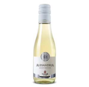 Tikves (Тиквеш) Македонско бяло полусухо вино Alexandria Classic 11.5% 0.187 л