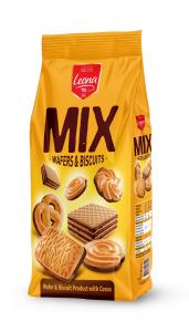 Leona Микс бисквити и вафли Wafers & Biscuits Плик 250г