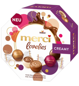 Merci Lovelies Creamy Шоколадови бонбони 185 г