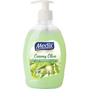 Medix Creamy Olive САПУН ПОМПА ЗЕЛЕН 400мл.