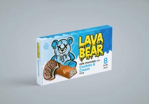 Lava Bear Бисквитки с крем 93г