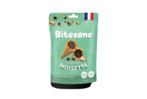 Bitecone Вафлени Фунийки с Лешник и Шоколад 100 г