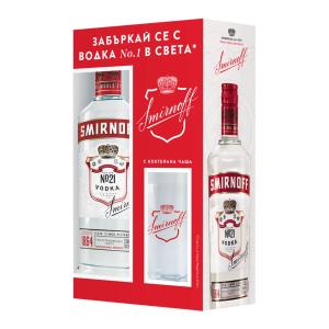 Смирноф + висока чаша